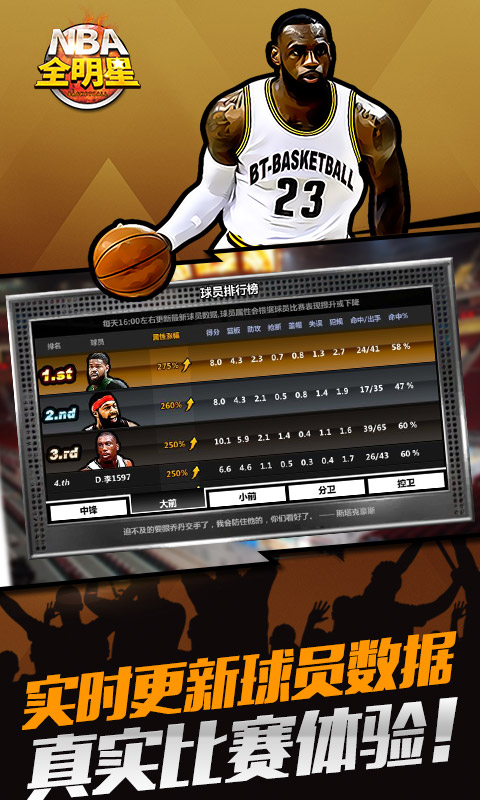 NBA全明星游戏截图4