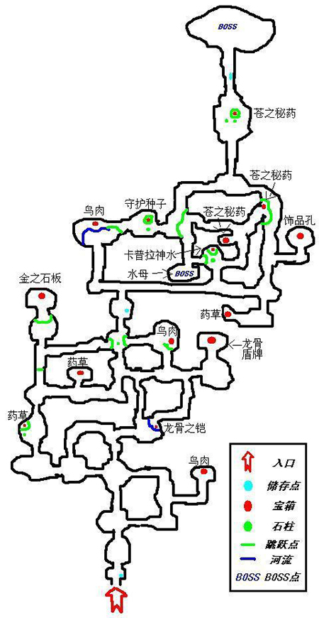 伊苏6绿水洞地图怎么走-绿水洞图文攻略01.jpg