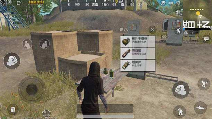 和平精英训练场手雷位置信息.jpg