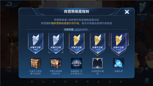 王者荣耀阵营熟练度怎么提升 轻松领完所有奖励技巧