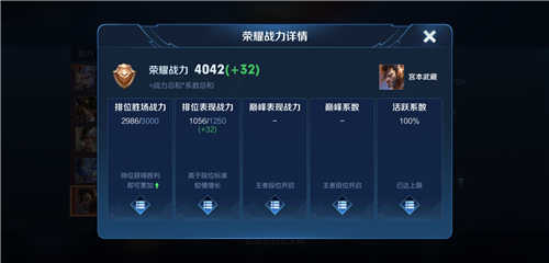王者荣耀表现分在哪看