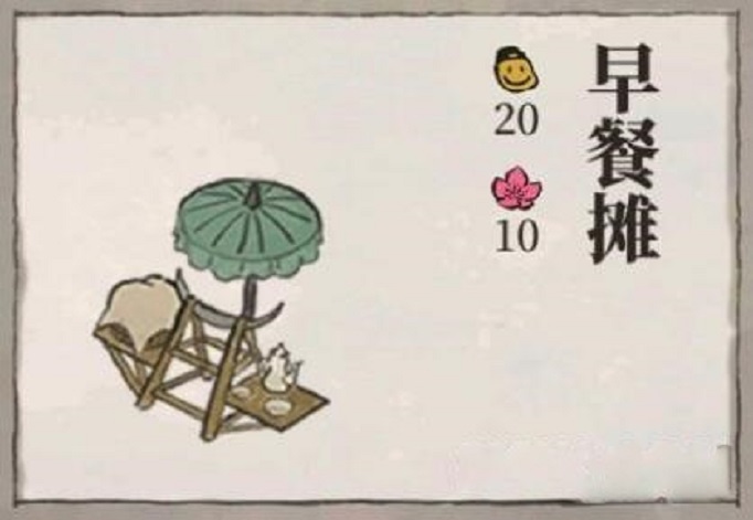 江南百景图早餐摊在哪里