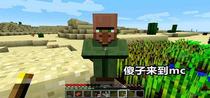 我的世界傻子村民怎么生成