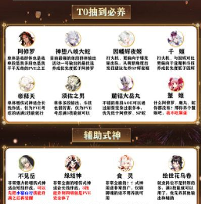 阴阳师式神培养哪些好2023