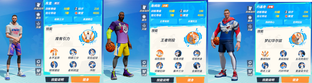 全明星街球派对开局球员选什么好